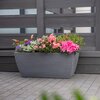 Donica PATIO Rillen 90142 Szary Materiał Tworzywo sztuczne