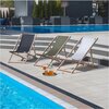 Leżak PATIO Gozo Classic 409574 Szary Materiał Poliester
