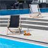 Leżak PATIO Gozo Classic 409574 Szary Rozmiar po zmontowaniu [cm] 119.5 x 57.4 x 6.2