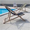 Leżak PATIO Gozo Classic 409574 Szary Rodzaj Leżak