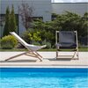 Leżak PATIO Gozo Komfort 409577 Szary Składany Tak