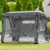Daszek do huśtawki ogrodowej PATIO Rimini Venezia D031-16CW Antracyt Typ Stojąca
