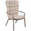 Poduszka na fotel PATIO Folio D048-05FB 128 x 80 cm Beżowy Typ Poduszka
