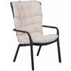 Poduszka na fotel PATIO Folio D023-25EB 128 x 80 cm Biały Materiał Poliester