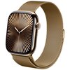 Pasek CRONG Milano Steel do Apple Watch 4/5/6/7/8/9/10/SE/SE 2/SE 2022/Ultra/Ultra 2 (44/45/46/49 mm) Różowo-złoty