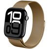 Pasek CRONG Milano Steel do Apple Watch 4/5/6/7/8/9/10/SE/SE 2/SE 2022/Ultra/Ultra 2 (44/45/46/49 mm) Różowo-złoty Gwarancja 24 miesiące