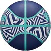 Piłka koszykowa WILSON NBA DRV PLUS DAZZLE CAMO BSKT INDIGO (Rozmiar 5) Łączenie Klejona