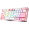Klawiatura REDRAGON K617 Fizz RGB Biało-różowy Głębokość [mm] 105.6
