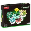 Klocki plastikowe WOMA Rośliny sukulenty C8842-DS