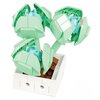 Klocki plastikowe WOMA Rośliny sukulenty C8842-DS Materiał Tworzywo sztuczne
