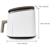 Air Fryer Frytkownica beztłuszczowa COSORI CAF-DC602-WEUR TurboBlaze Chef Edition Biały, 6l, programator czasowy Moc [W] 1725