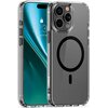 Etui ETTERI Color Mag do Apple iPhone 12/12 Pro Przezroczysto-czarny