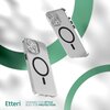 Etui ETTERI Color Mag do Apple iPhone 12/12 Pro Przezroczysto-czarny Typ Etui magnetyczne