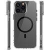 Etui ETTERI Color Mag do Apple iPhone 15 Pro Max Przezroczysto-czarny Dominujący kolor Przezroczysto-czarny