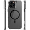 Etui ETTERI Color Mag do Apple iPhone 15 Pro Przezroczysto-czarny Dominujący kolor Przezroczysto-czarny