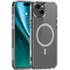 Etui ETTERI Color Mag do Apple iPhone 14 Przezroczysto-szary