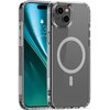 Etui ETTERI Color Mag do Apple iPhone 15 Przezroczysto-szary