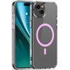 Etui ETTERI Color Mag do Apple iPhone 15 Przezroczysto-różowy