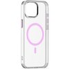 Etui ETTERI Color Mag do Apple iPhone 15 Przezroczysto-różowy Seria telefonu iPhone