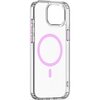 Etui ETTERI Color Mag do Apple iPhone 15 Przezroczysto-różowy Model telefonu iPhone 15