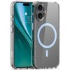Etui ETTERI Color Mag do Apple iPhone 16 Przezroczysto-niebieski