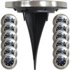 Lampa solarna SASKA GARDEN 8 LED SMD (12 szt.) Wysokość [mm] 140