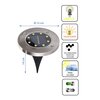 Lampa solarna SASKA GARDEN 8 LED SMD (12 szt.) Głębokość [mm] 140