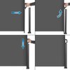 Markiza PROGARDEN 794681 (160 x 300 cm) Antracytowy Wymiary [mm] 3000 x 1600