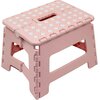 Stołek składany HOME & STYLING COLLECTION 1070285 Różowy