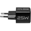 Ładowarka sieciowa XLINE WCG252K 25W Czarny Szerokość [mm] 31