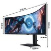 Monitor SAMSUNG Odyssey G9 LS49FG910EUXEN 49" 5120x1440px 144Hz 1 ms [GTG] Curved Częstotliwość odświeżania obrazu [Hz] 144
