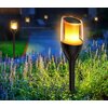 Lampa solarna SUPERLED Flami 5257K 4 szt. Załączona dokumentacja Instrukcja obsługi w języku polskim