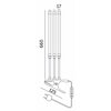 Lampa LED do roślin KOBI Design Vitaro 3 CLIP 001513 Barwa światła Czerwone