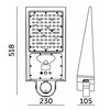 Lampa solarna KOBI Solar LED STREET 001820 Typ źródła światła LED