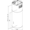 Okap AKPO WK-12 Isla Balmera Slim Inox 672m3/h 67dB klasa B Szerokość [cm] 35