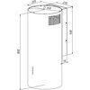 Okap AKPO WK-4 Balmera WL Slim Czarny 69dB klasa C Szerokość [cm] 35