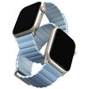 Pasek UNIQ Revix Premium do Apple Watch 4/5/6/7/8/9/SE/SE2 (38/40/41mm) Biało-niebieski
