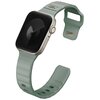 Pasek UNIQ Stride do Apple Watch 4/5/6/7/8/9/SE/SE2 (38/40/41mm) Miętowy Materiał Guma
