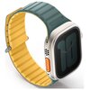 Pasek UNIQ Revix Evo do Apple Watch 1/2/3/4/5/6/7/8/9/SE/SE2/Ultra/Ultra2 (42/44/45/49 mm) Zielono-żółty