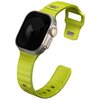 Pasek UNIQ Stride do Apple Watch 4/5/6/7/8/9/SE/SE2/Ultra/Ultra 2 (42/44/45/49mm) Limonkowy Materiał Aluminium