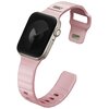 Pasek UNIQ Stride do Apple Watch 4/5/6/7/8/9/SE/SE2 (38/40/41mm) Różowy Materiał Guma