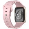Pasek UNIQ Stride do Apple Watch 4/5/6/7/8/9/SE/SE2 (38/40/41mm) Różowy Materiał Aluminium