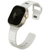 Pasek UNIQ Stride SE do Apple Watch 4/5/6/7/8/9/10/SE/SE2/Ultra/Ultra 2 (44/45/46/49 mm) Biały Materiał Guma