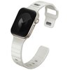 Pasek UNIQ Stride SE do Apple Watch 4/5/6/7/8/9/10/SE/SE 2 (40/41/42 mm) Biały Materiał Guma