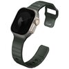 Pasek UNIQ Stride do Apple Watch 4/5/6/7/8/9/SE/SE2/Ultra/Ultra 2 (42/44/45/49mm) Ciemnozielony Materiał Aluminium