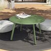 Stolik ogrodowy PATIO Olivier 47529 Oliwkowy Kształt Okrągły
