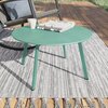 Stolik ogrodowy PATIO Olivier 47528 Miętowy Materiał Stal