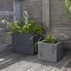 Donica PATIO Kubus 90137 Szary Rodzaj Doniczka
