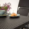 Zestaw mebli ogrodowych PATIO Orlean Brązowy Kształt blatu Kwadratowy