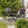 Zestaw mebli ogrodowych PATIO Orlean Brązowy Materiał wykonania stelażu Stal